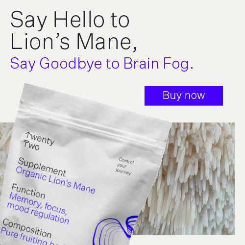 Say Hello to Lion's Mane Say Goodbye to Brain Fog - MyTwentyTwo